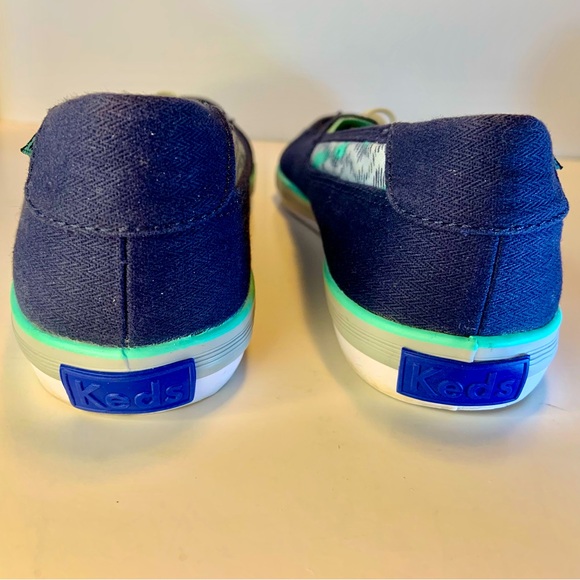KEDS Women's Navy Blue Canvas Sneakers Casual Comfort Shoes Low Top Size 8.5 - Picture 6 of 16